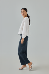 Eyelet Detailing Blouse