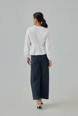 Eyelet Detailing Blouse