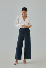 Eyelet Detailing Blouse