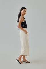 Contrast Binding Knitted Tank Top