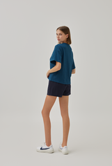 Gracie Oversized Boxy Tee in Emerald