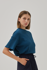 Gracie Oversized Boxy Tee in Emerald
