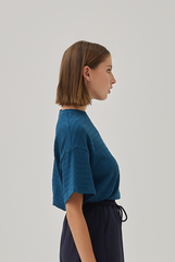 Gracie Oversized Boxy Tee in Emerald