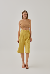 Sheena Knitted Tank Top in Caramel