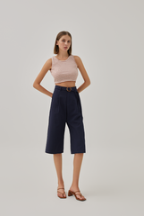Sheena Knitted Tank Top in Mauve