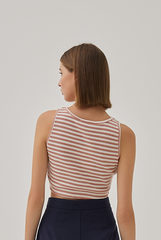 Sheena Knitted Tank Top in Mauve