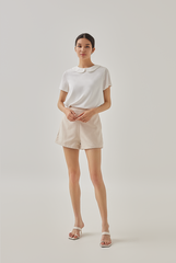 Anthea Peter Pan Collar Blouse in White
