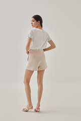 Anthea Peter Pan Collar Blouse in White