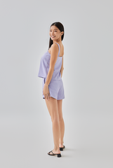 Vereen Button Camisole in Light purple