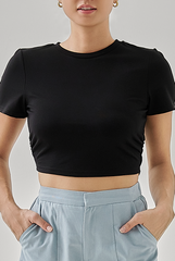 Olivia Fitted Crop Top