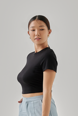 Olivia Fitted Crop Top
