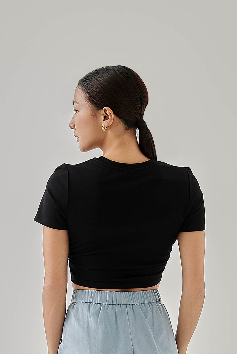 Olivia Fitted Crop Top