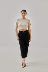 Olivia Fitted Crop Top