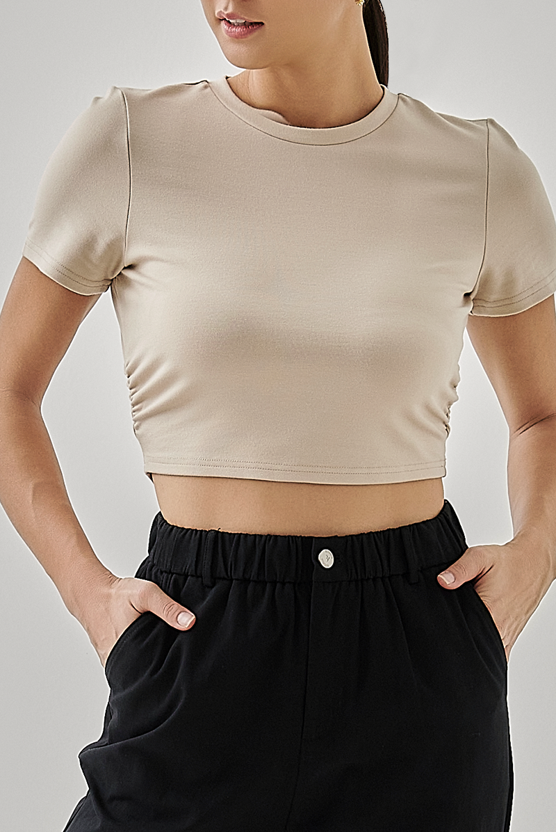 Olivia Fitted Crop Top