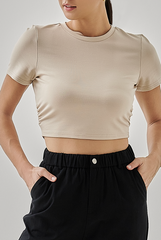 Olivia Fitted Crop Top