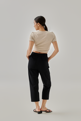 Olivia Fitted Crop Top