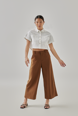 Kerine Utility Crop Top in White