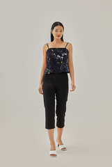 Geraldine Floral Double Strap Top
