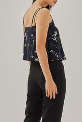 Geraldine Floral Double Strap Top
