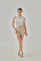 Ruth Striped Button Down Pocket Shirt