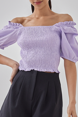 Joanne Smocked Top