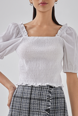 Joanne Smocked Top