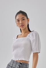 Joanne Smocked Top