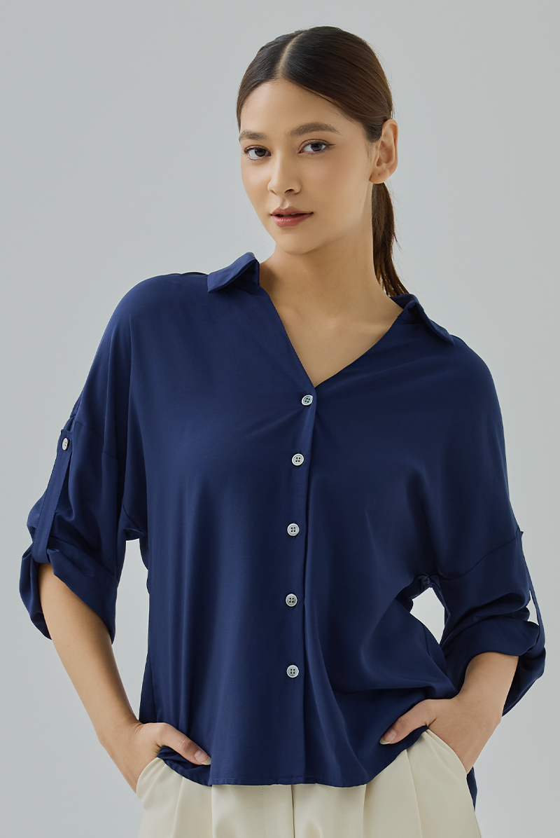 Joe Roll Up Tabs Button-Up Shirt