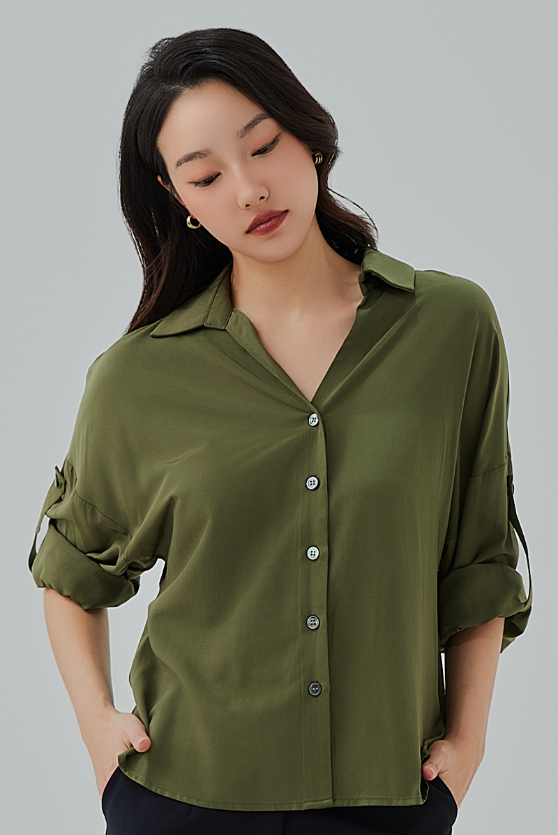 Joe Roll Up Tabs Button-Up Shirt
