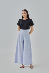 Eliza Puff Sleeves Textured Top