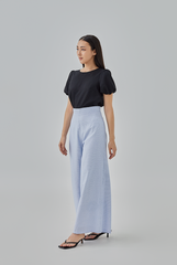 Eliza Puff Sleeves Textured Top