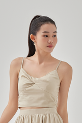 Ray Padded Front Twist Top