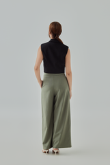 [B1F1] Camilla Cropped Blazer Vest Top
