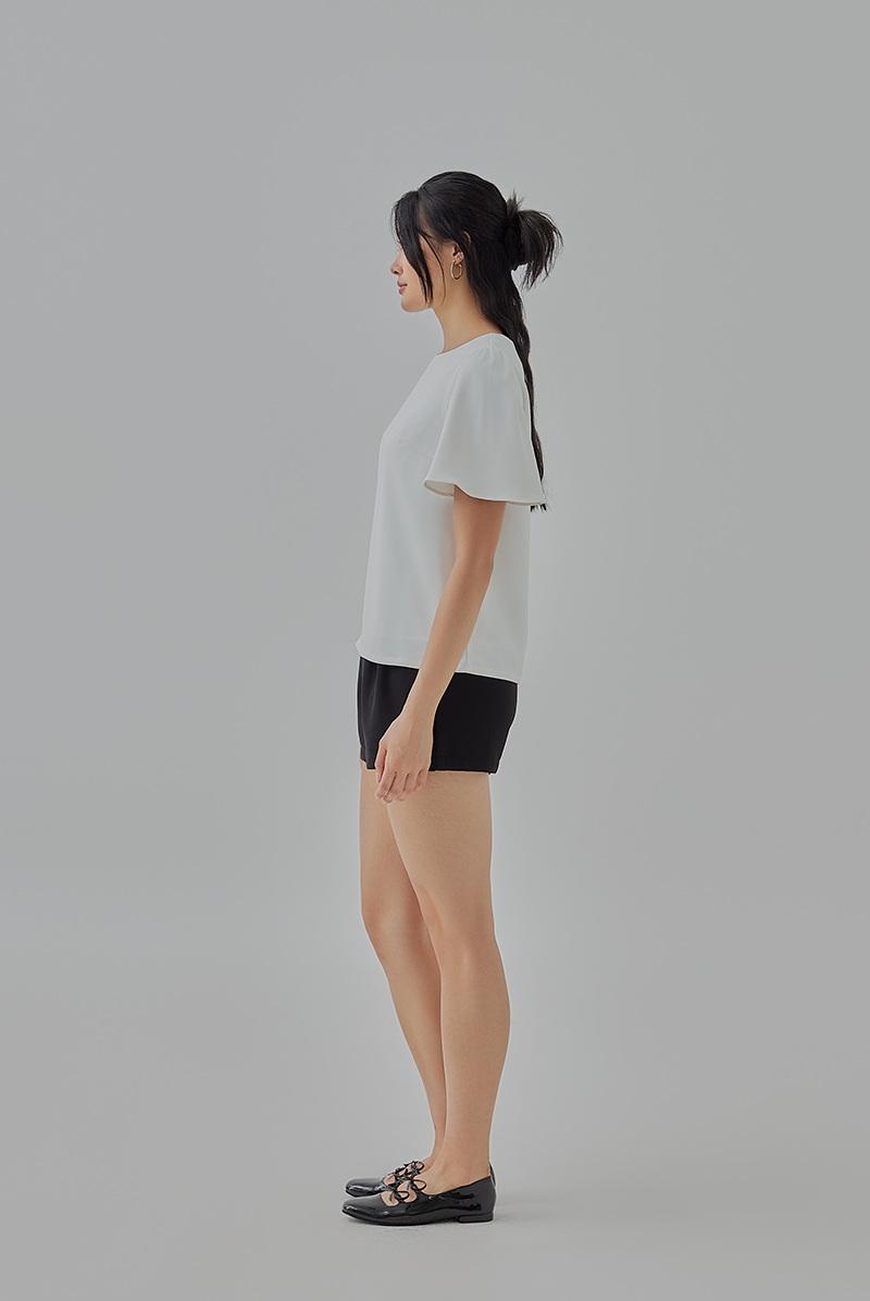 Miley Basic Blouse in White