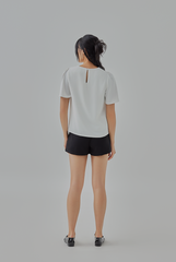 Miley Basic Blouse in White