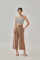 Myra Knitted Padded Crop Top