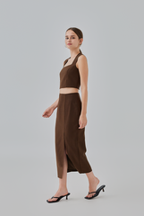 [B1F1] Kaeli Queen Anne Neck Top