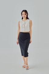 Remy Textured Button-Up Top