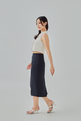 Remy Textured Button-Up Top