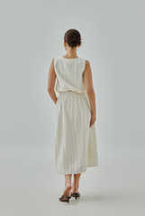 Melda Textured Blouson Top