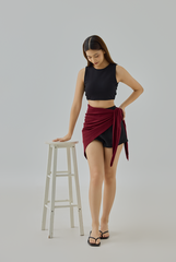 Geraldine Open Back Tie Top
