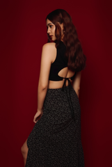 Geraldine Open Back Tie Top