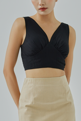 Dania Gathered Bustier Top