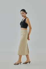 Dania Gathered Bustier Top