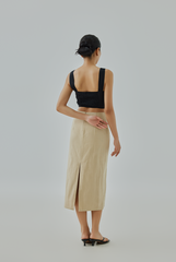 Dania Gathered Bustier Top
