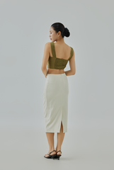 Dania Gathered Bustier Top