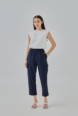 Dorothy Pleated Shoulders Top