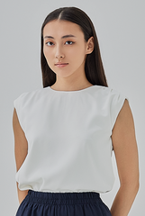 Dorothy Pleated Shoulders Top