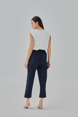 Dorothy Pleated Shoulders Top