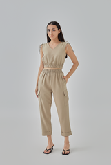 Emerson Shoulder Drawstring Top
